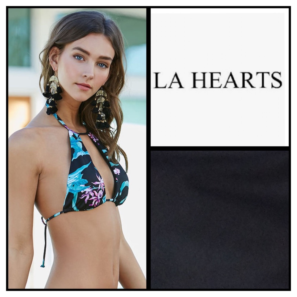 NWOT PacSun L.A. Hearts High Neck Bikini Top